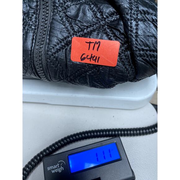 SONDRA ROBERTS SQUARED Black Quilted Purse Backpacks 12.5"x13.5" - Picture 12 of 12